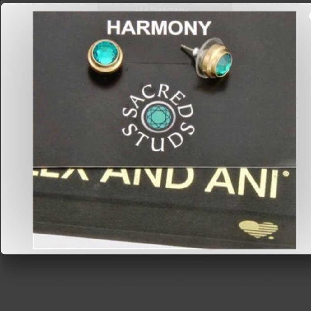 Alex and Ani Blue Zircon & gold Harmony Bracelet